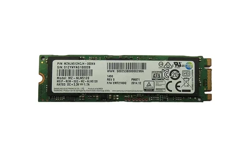 MZNLN512HCJH - Samsung PM871 512GB TLC SATA 6Gb/s M.2 2280 SSD