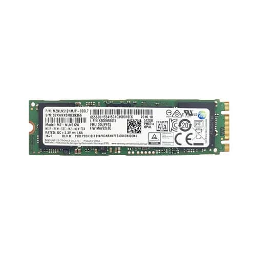 MZNLN512HMJP-000L7 - Samsung PM871a 512GB TLC SATA 6Gb/s M.2 2280 SSD
