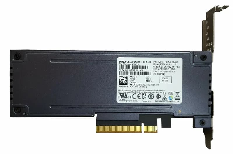 MZPLL1T6HAJQ-000D3 - Samsung PM1725b 1.6TB PCIe NVMe TLC HHHL SSD