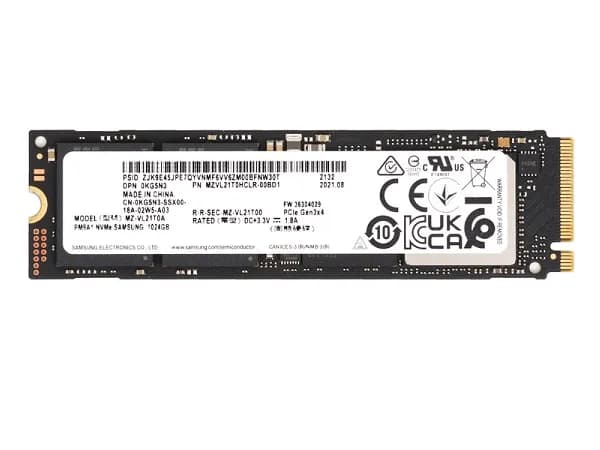 MZVL21T0HCLR-00BD1 - Samsung 1TB M.2 2280 TLC PCIe NVMe SSD