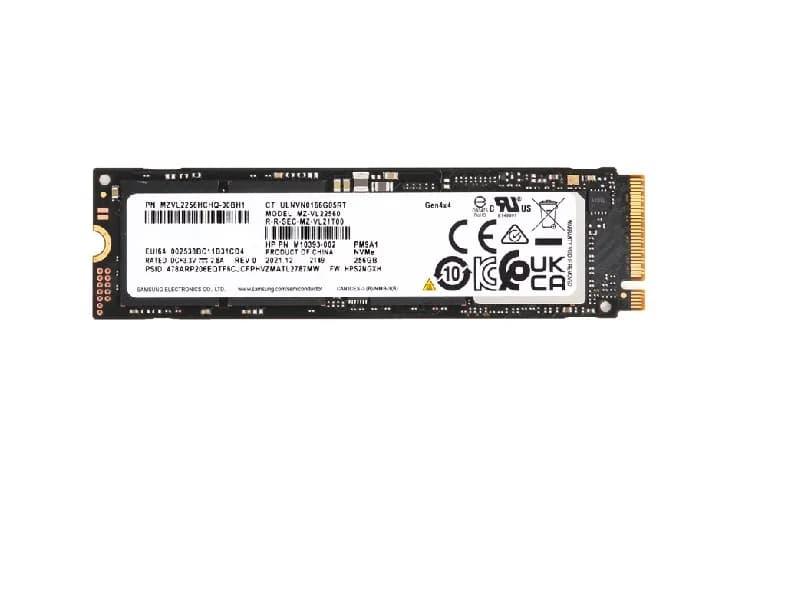 MZVL2256HCHQ-00BH1 - Samsung PM9A1 256GB PCIe NVMe TLC M.2 2280 SSD