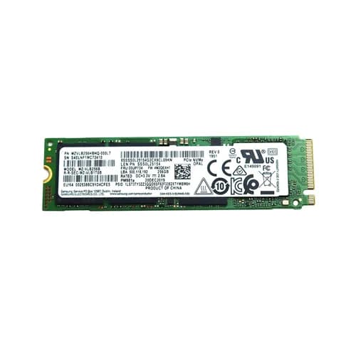 MZVLB256HBHQ-000L7 - Samsung PM981A 256GB TLC NVMe 3.0 x4 M.2 2280 SSD