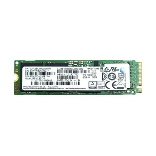 MZVLB512HAJQ-000H1 - Samsung PM981 512GB TLC PCIe NVMe 3.0 x4 M.2 SSD