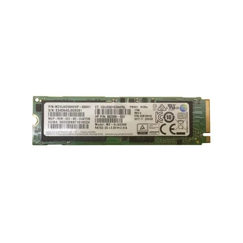 MZVLW256HEHP - Samsung PM961 256GB TLC PCIe NVMe 3.0 x4 M.2 2280 SSD