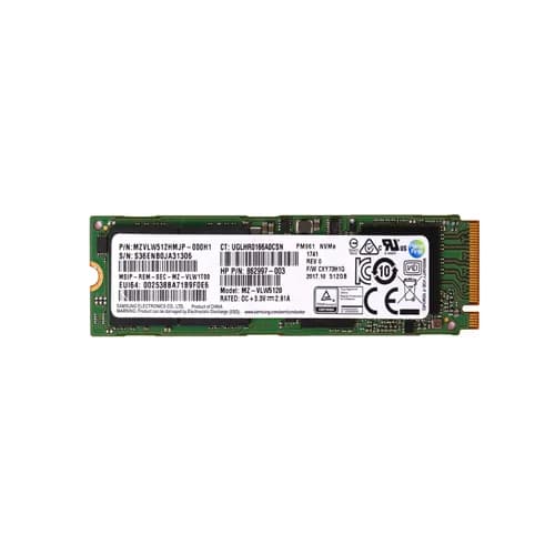 MZVLW512HMJP-000H1 - Samsung 512GB PM961 M.2 2280 MLC PCIe SSD