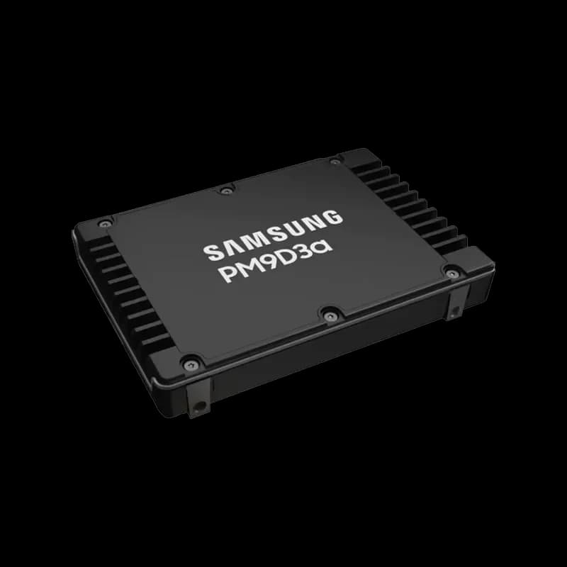 MZWL63T8HFLT-00BW7 - Samsung PM9D3A 3.84TB PCIe NVMe 2.5-Inch U.2 SSD