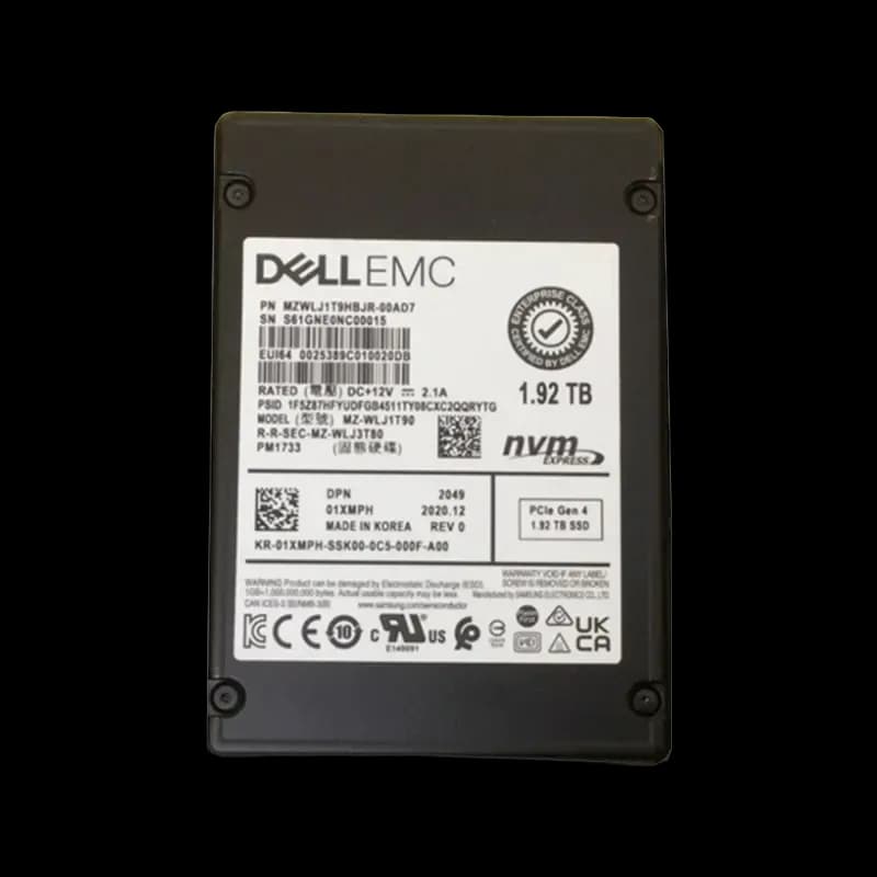 MZWLJ1T9HBJR-00AD7 - Samsung PM1733 1.92TB PCI Express NVMe 2.5" SSD