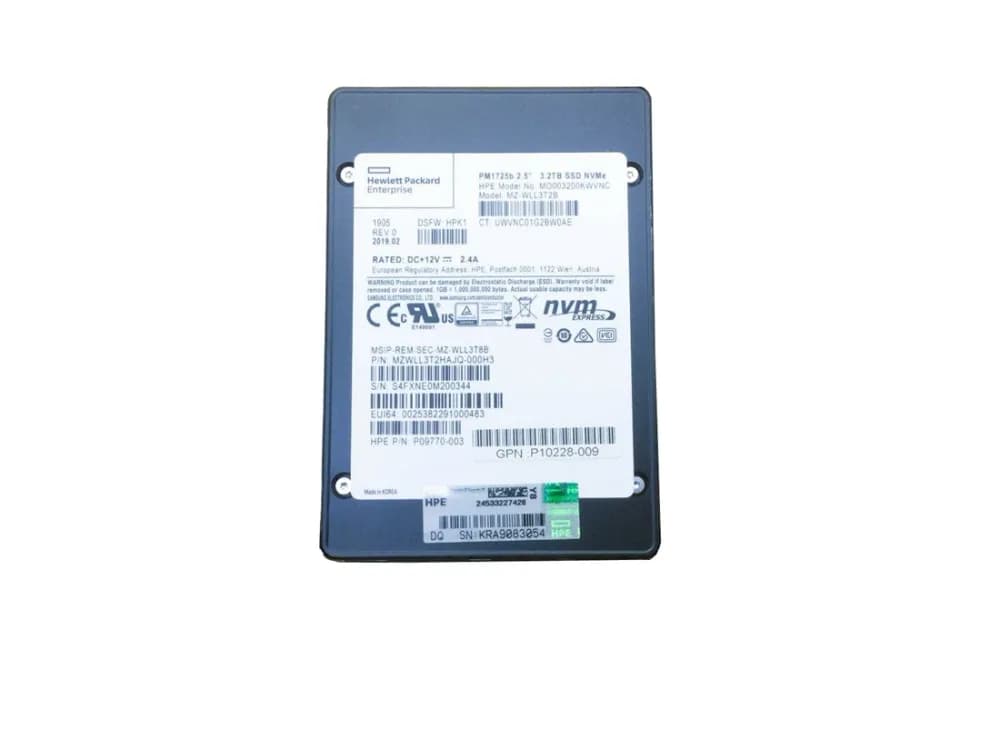 MZWLL3T2HAJQ-000H3 - Samsung PM1725b 3.2TB PCIe NVMe TLC 2.5" SSD