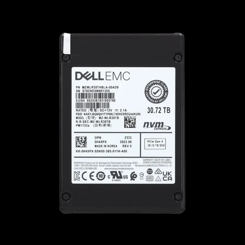 MZWLR30THBLA-00AD9 - Samsung PM1733A 30.72TB PCI Express NVMe SSD