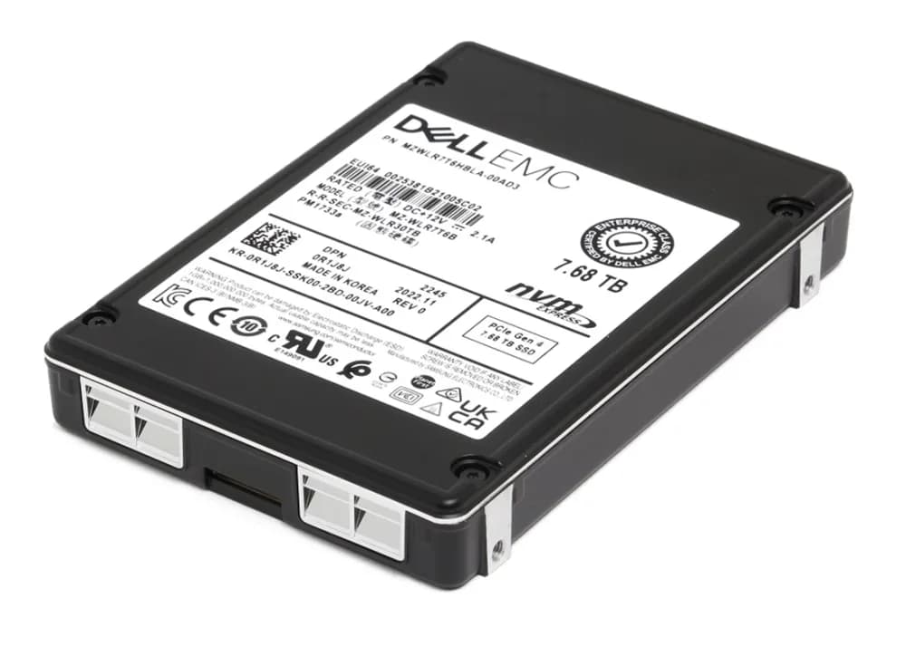 MZWLR7T6HBLA-00AD3 - Samsung PM1733A 7.68TB PCIe NVMe MLC U.3 2.5" SSD