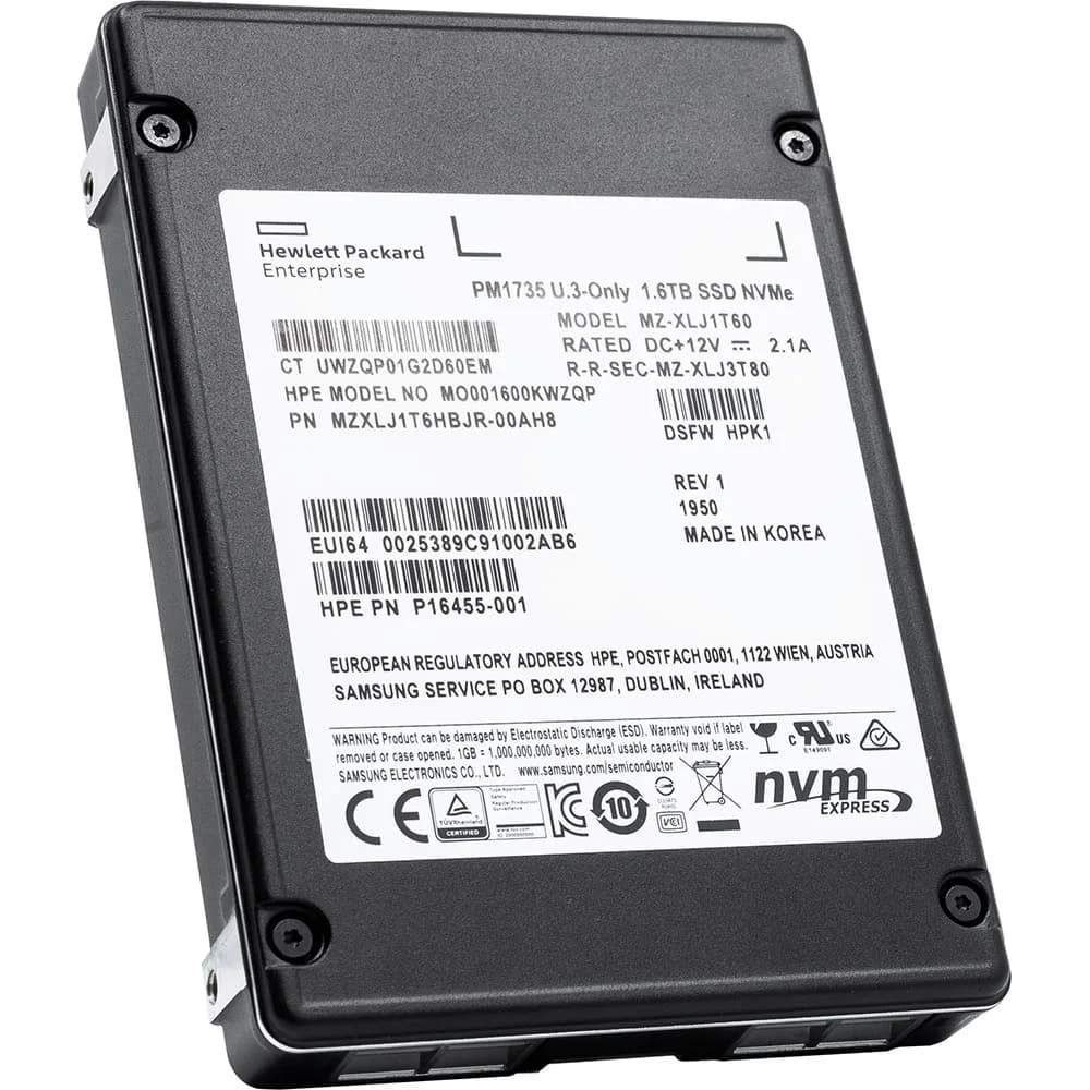 MZXLJ1T6HBJR-00AH8 - Samsung 1.6TB PCI Express NVMe 2.5" SSD