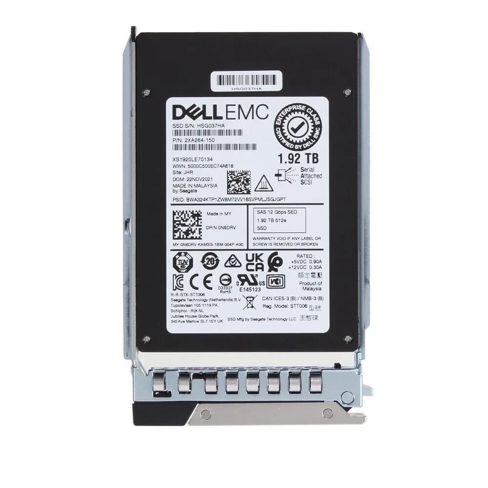 N6DRV - Dell 1.92TB SAS SFF 2.5" Solid State Drive