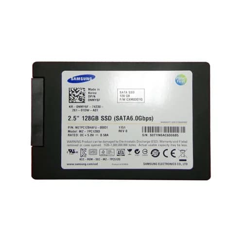 NMY6F - Dell 128GB 2.5 inch MLC 6Gb/s SATA Solid State Drive