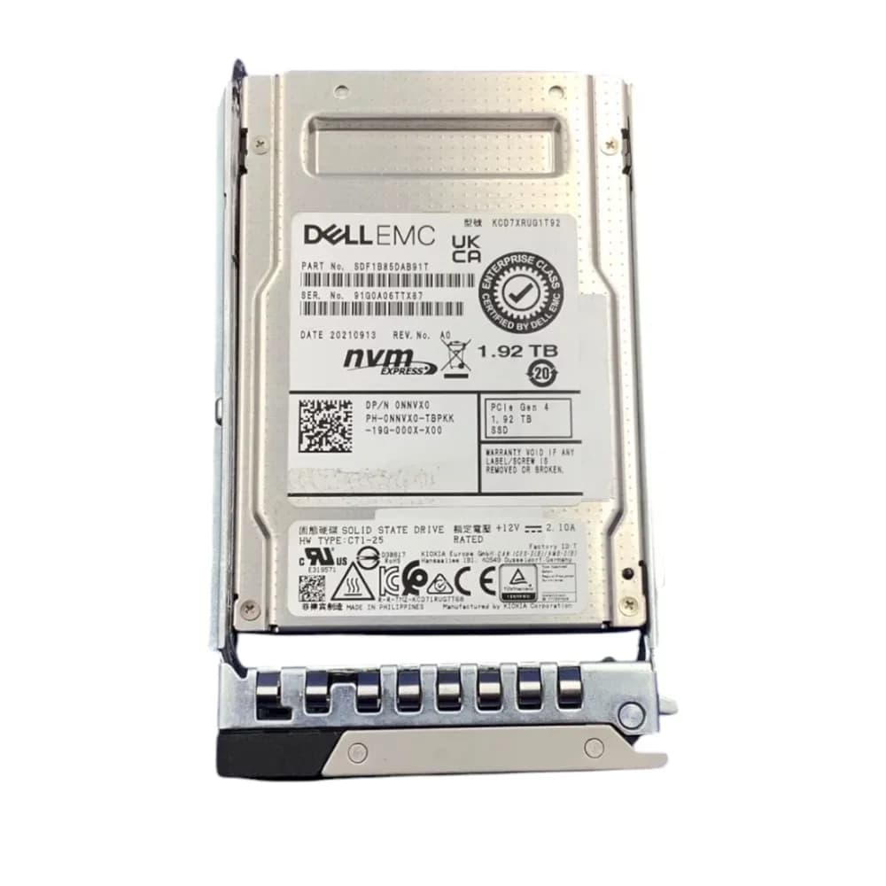 NNVX0 - Dell 1.92TB PCI Express 4.0 NVMe RI 2.5-inch Solid State Drive