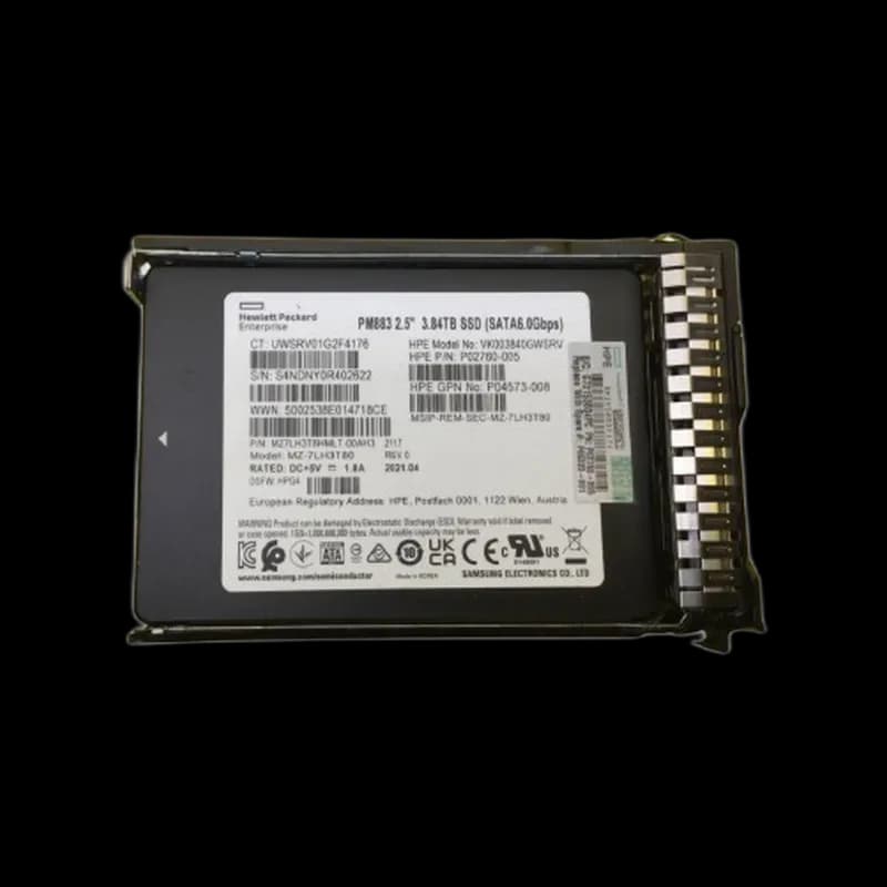 P05323-001 - HPE 3.84TB SATA SFF 2.5" Solid State Drive