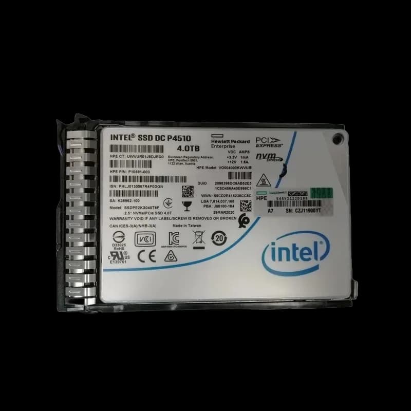 P13839-001 - HP 4TB PCI Express NVMe TLC 2.5" Solid State Drive