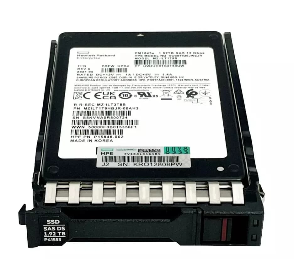 P40557-B21 - HPE 1.92TB SAS Triple-Level Cell 2.5" Solid State Drive