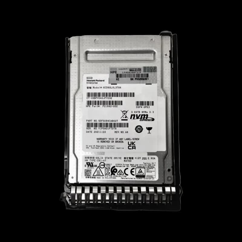 P48129-001 - HPE 3.84TB PCI Express NVMe U.2 2.5" Solid State Drive