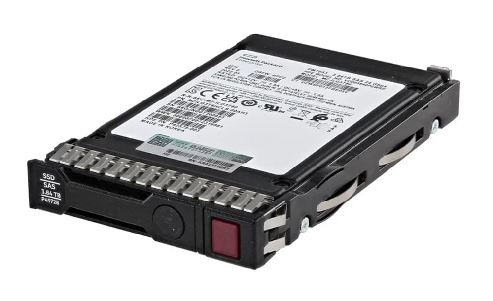 HPE P49273-B21 3.84TB SAS 24Gbps RI SFF SSD W-Tray