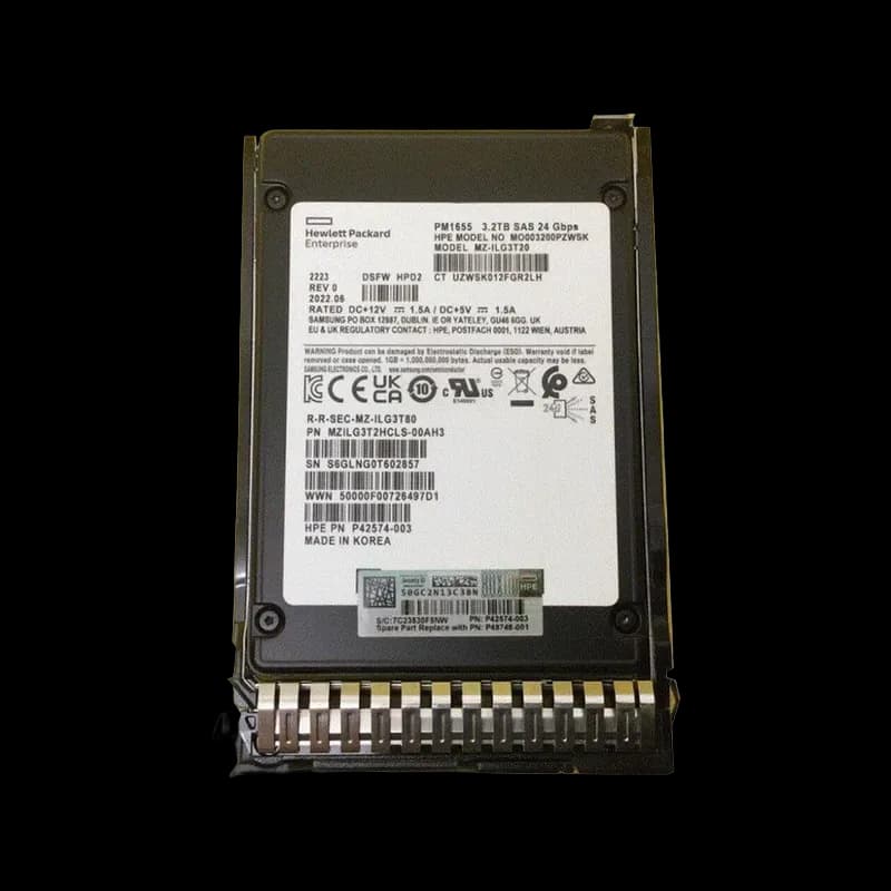 P49333-001 - HPE 3.2TB SAS SFF Solid State Drive