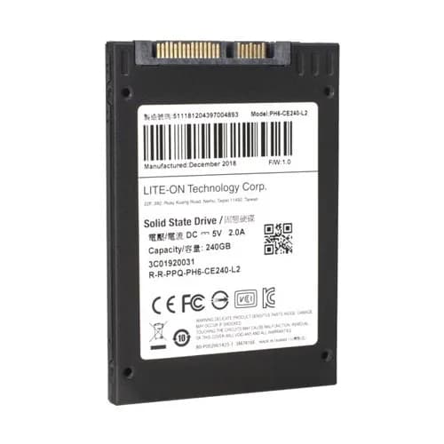 PH6-CE240 - Lite-On 240GB MU 3 2.5 inch TLC 6Gb/s SATA SSD