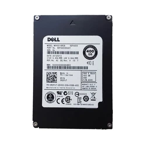 R2PJ7 - Dell 400GB 2.5 inch SLC 6Gb/s SATA Solid State Drive