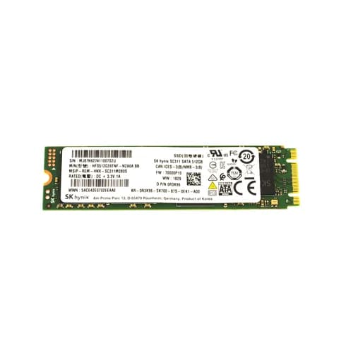 R3K96 - Dell 512GB M.2 2280 MLC 6Gb/s SATA Solid State Drive