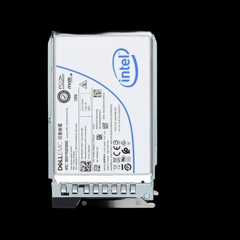 RNN67 - Dell 7.68TB PCI Express NVMe TLC 2.5" Solid State Drive