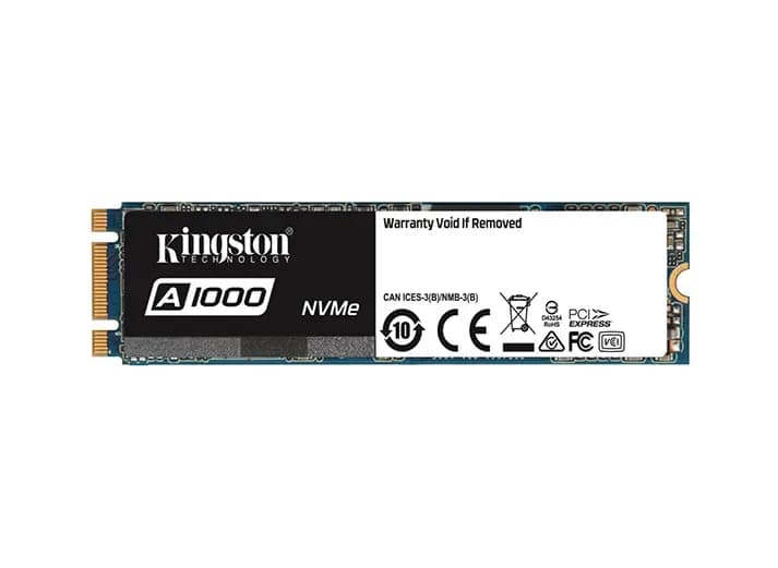 SA1000M8/480G - Kingston 480GB A1000 M.2 2280 TLC PCIe NVMe SSD