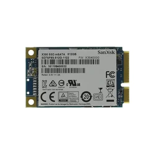 SD7SF6S-512G-1122 - SanDisk 512GB SATA 6Gb/s mSATA Solid State Drive