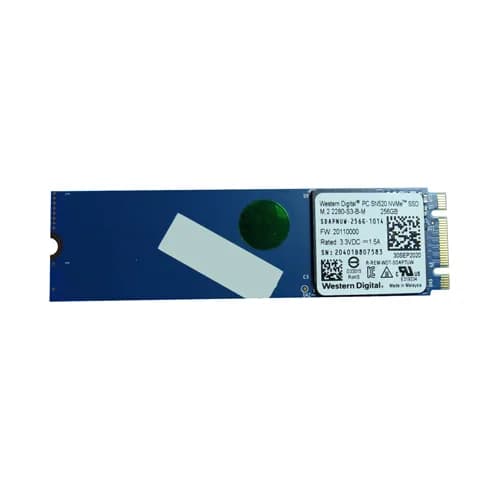 SDAPNUW-256G-1014 - WD 256GB CL SN520 M.2 2280 TLC PCIe NVMe SSD
