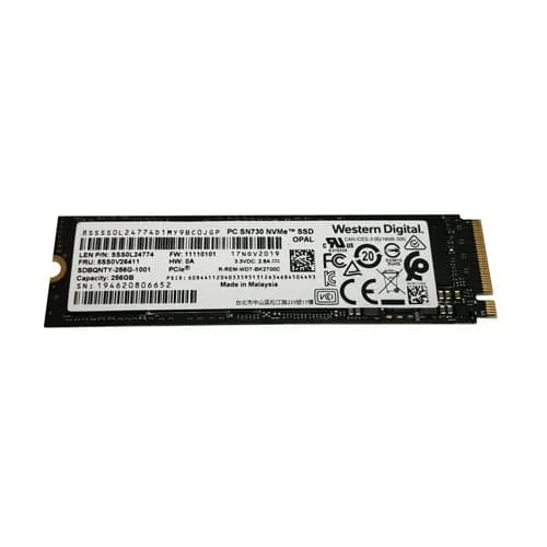 SDBQNTY-256G-1001 - WD 256GB SN730 M.2 2280 TLC PCIe NVMe SSD