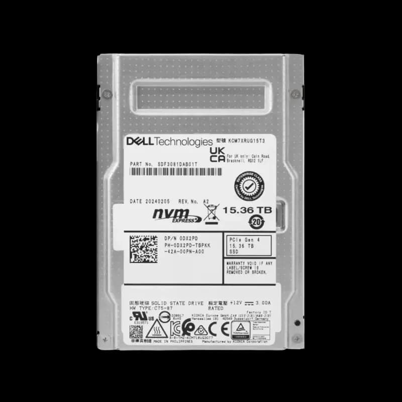 SDF3081DAB01T - KIOXIA 15.36TB PCI Express NVMe TLC 2.5" SSD