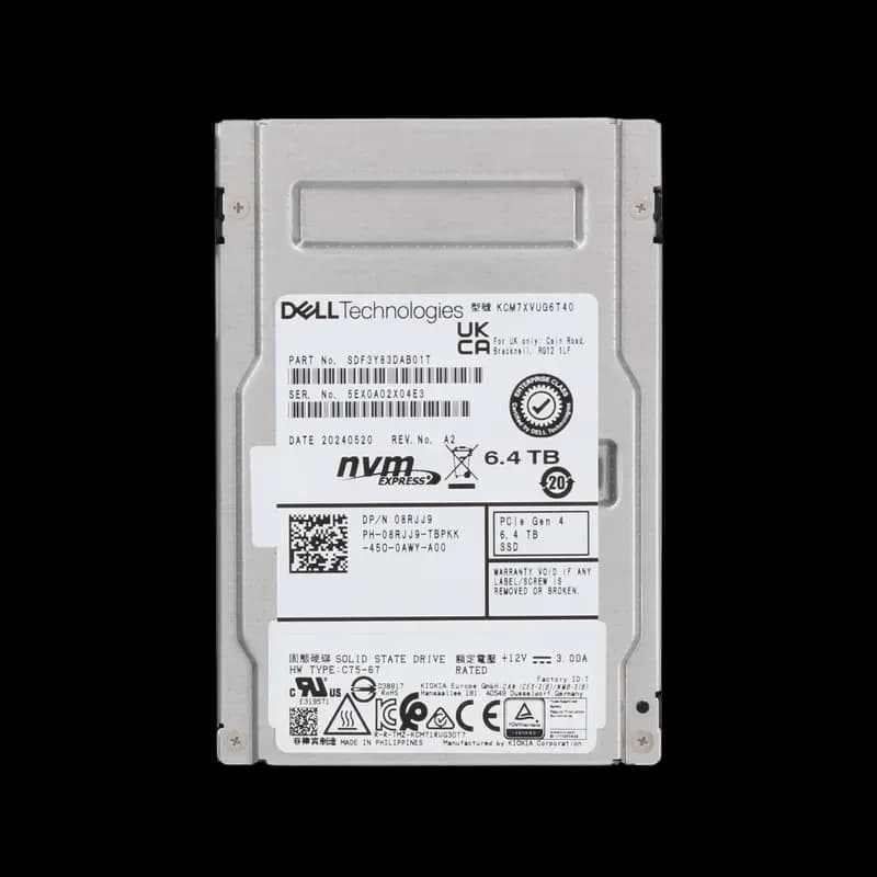 SDF3Y83DAB01T - KIOXIA CM7-V 6.4TB PCI Express NVMe 2.5" SSD