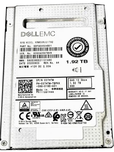 SDFGE85DAB01 - Toshiba 1.92TB TLC SAS 12Gb/s 2.5-Inch SSD