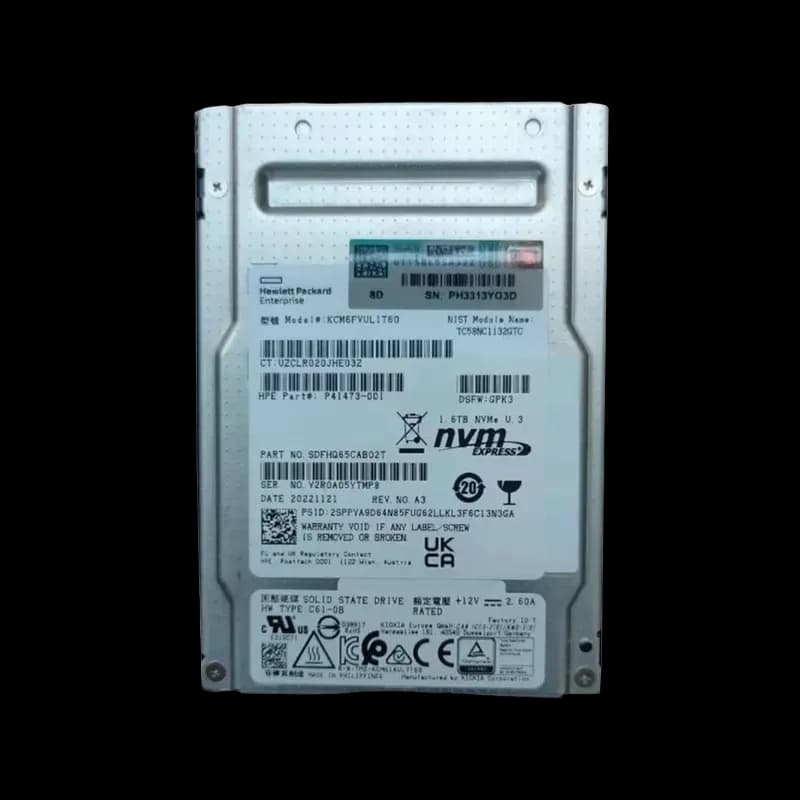 SDFHQ65CAB02T - KIOXIA 1.6TB PCI Express NVMe Solid State Drive