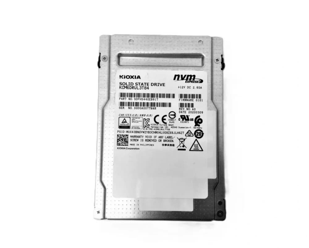 SDFHS44GEB91T - Kioxia 3.84TB PCI Express 4.0 NVMe Solid State Drive