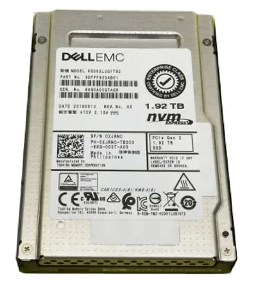 SDFPF85DAB01 - KIOXIA CD5 1.92TB PCI Express NVMe TLC 2.5" SSD