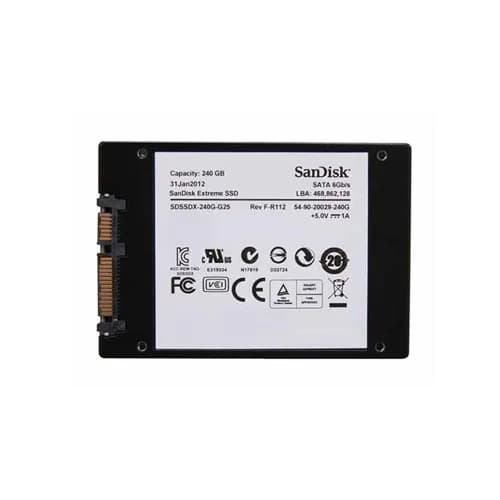 SDSSDX-240G-G25 - SanDisk 240GB Extreme 2.5 inch MLC 6Gb/s SATA SSD