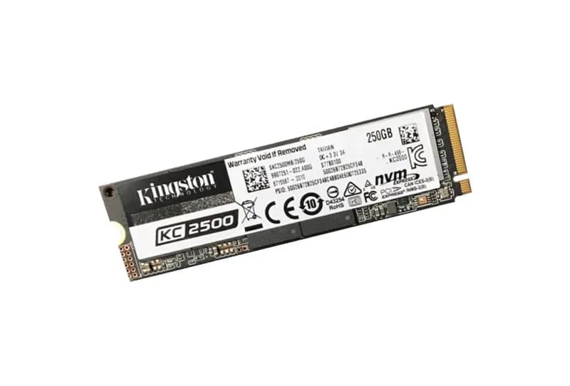 SKC2500M8/250G - Kingston 250GB KC2500 M.2 2280 TLC PCIe NVMe SSD