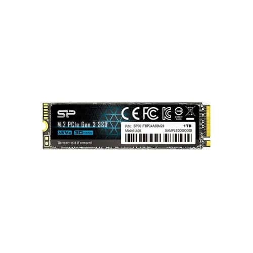 SP001TBP34A60M28 - Silicon Power P34A60 1TB PCIe 3.0 NVMe x4 M.2 SSD