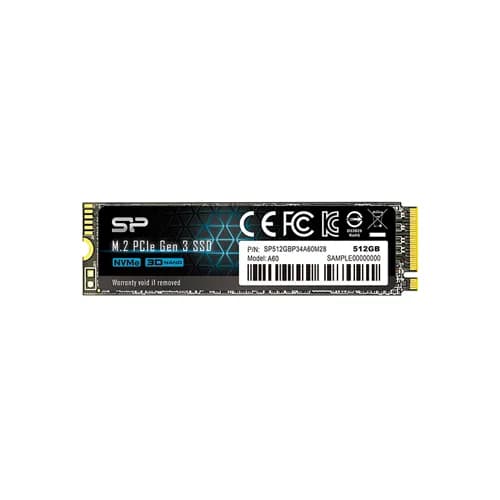 SP512GBP34A60M28 - Silicon Power 512GB P34A60 M.2 2280 TLC PCIe SSD