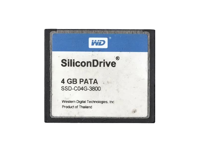 SSD-C04G-3800 - Western Digital 4GB IDE/ATA CompactFlash Type I SSD