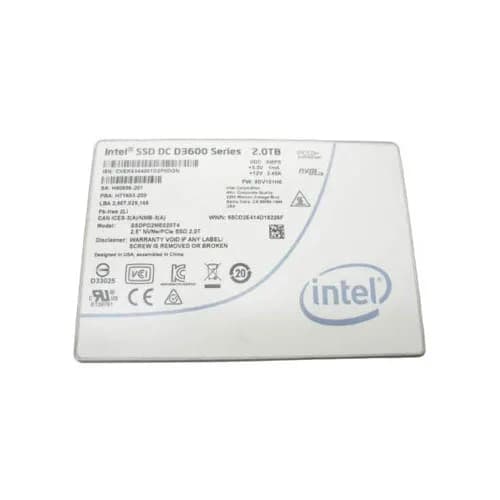 SSDPD2ME020T4 - Intel 2TB Multi-Level Cell PCIe 3.0 NVMe 2.5-inch SSD