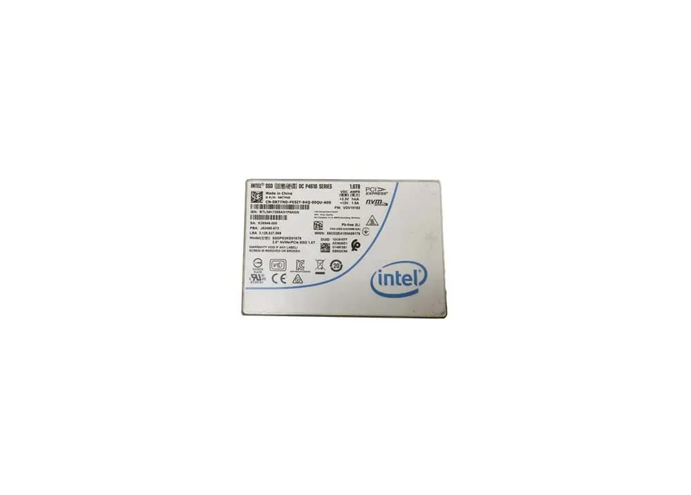 SSDPE2KE016T8 - Intel 1.6TB TLC PCIe 3.1 x4 NVMe U.2 2.5-Inch SSD
