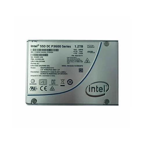 SSDPE2ME012T4 - Intel 1.2TB MLC PCIe 3.0 x4 NVMe U.2 2.5-Inch SSD