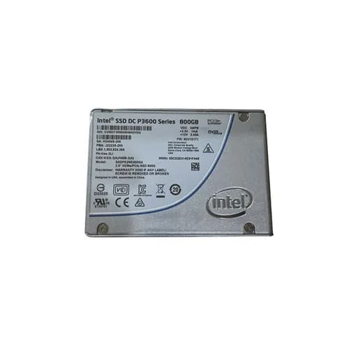 SSDPE2ME800G4 - Intel 800GB MLC PCIe 3.0 x4 NVMe U.2 2.5-Inch SSD