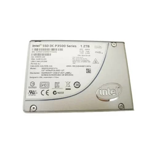 SSDPE2MX012T4 - Intel 1.2TB MLC PCIe 3.0 x4 NVMe U.2 2.5-Inch SSD