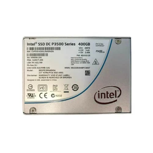 SSDPE2MX400G4 - Intel 400GB MLC PCIe 3.0 x4 NVMe U.2 2.5-Inch SSD