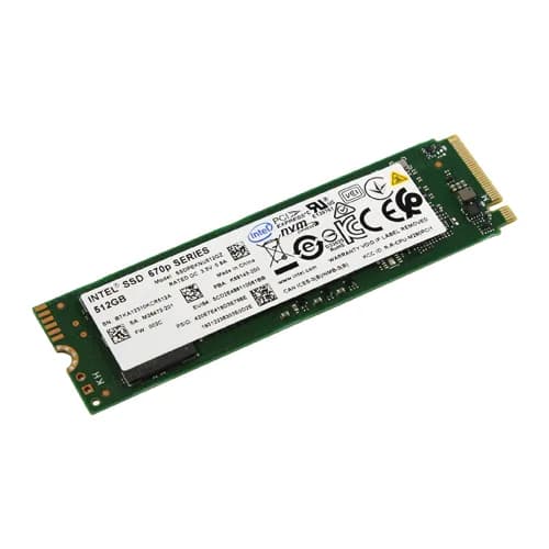 SSDPEKNU512GZX1 - Intel 512GB M.2 2280 QLC PCIe NVMe SSD